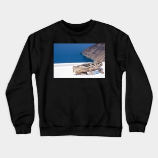 Old wooden dinghy. Crewneck Sweatshirt